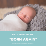BIBLE PROMISES ON BORN AGAIN