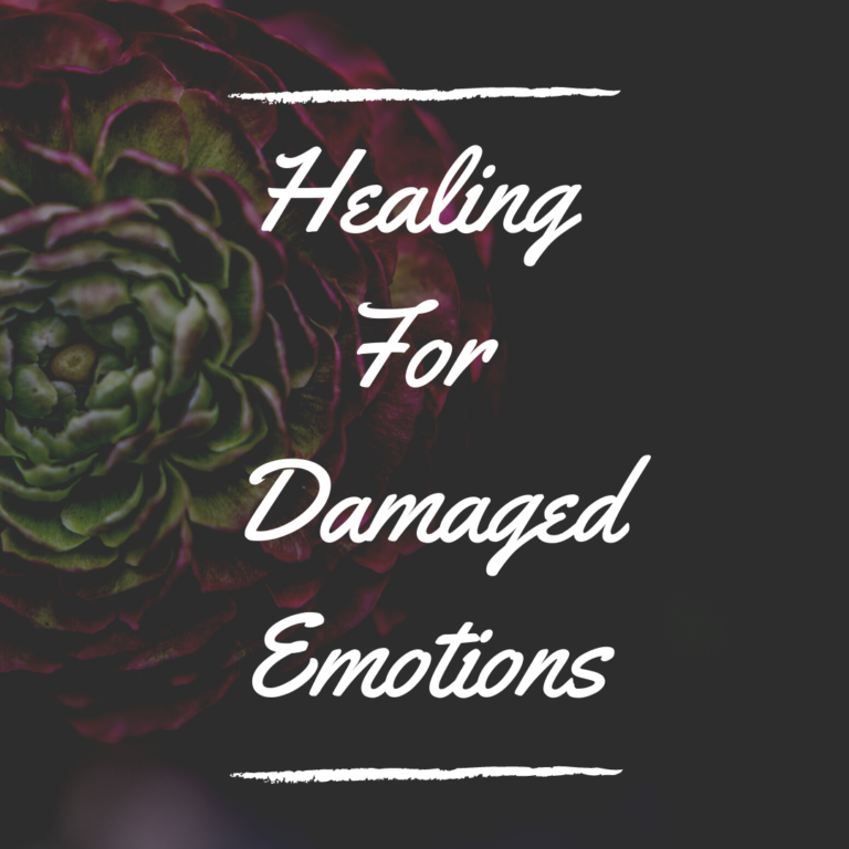 Healing For Damaged Emotions Free Printable Worksheets